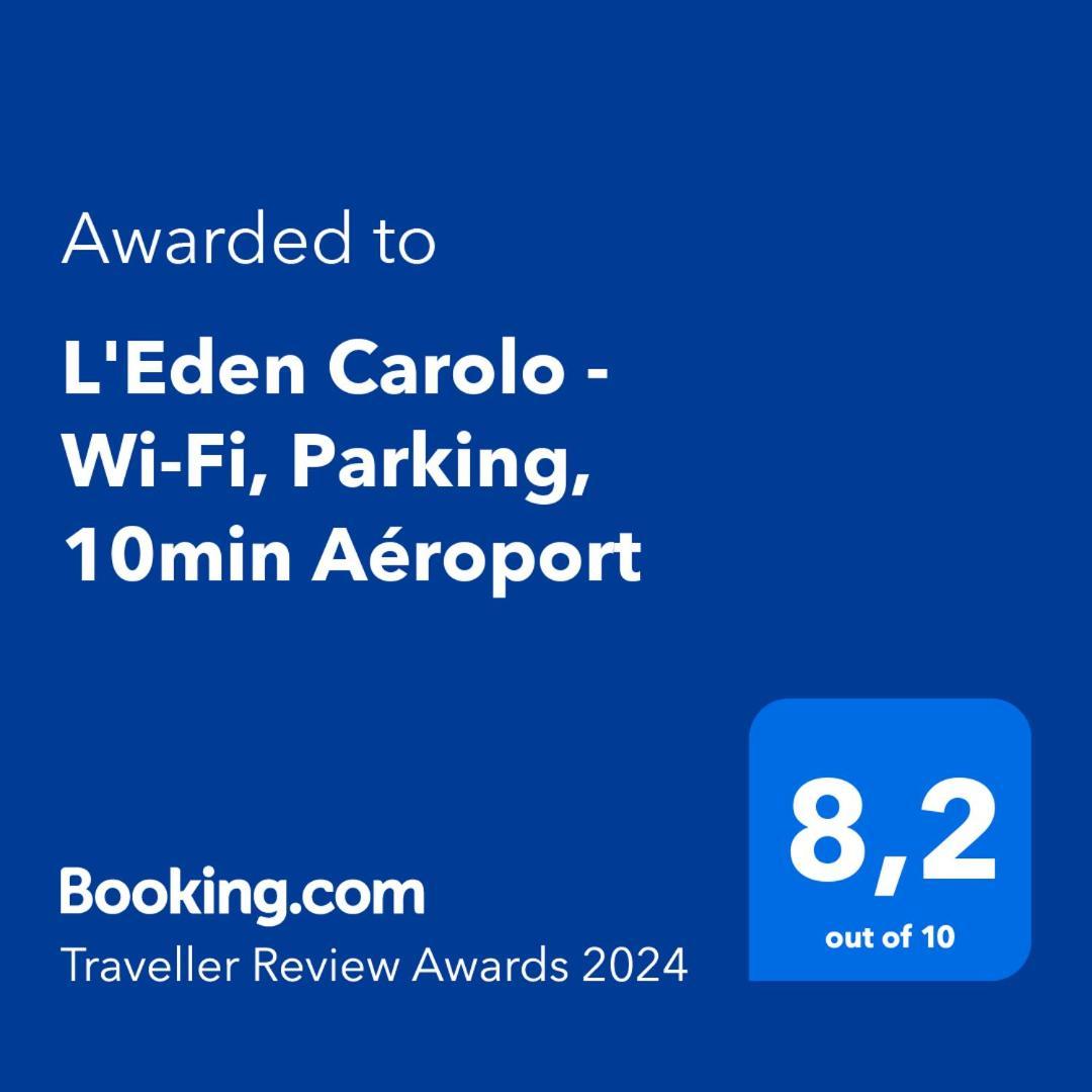 Ferienwohnung L'Eden Carolo - Netflix, Wi-Fi, 10Min Aeroport, Parking Gratuit Dampremy Exterior foto