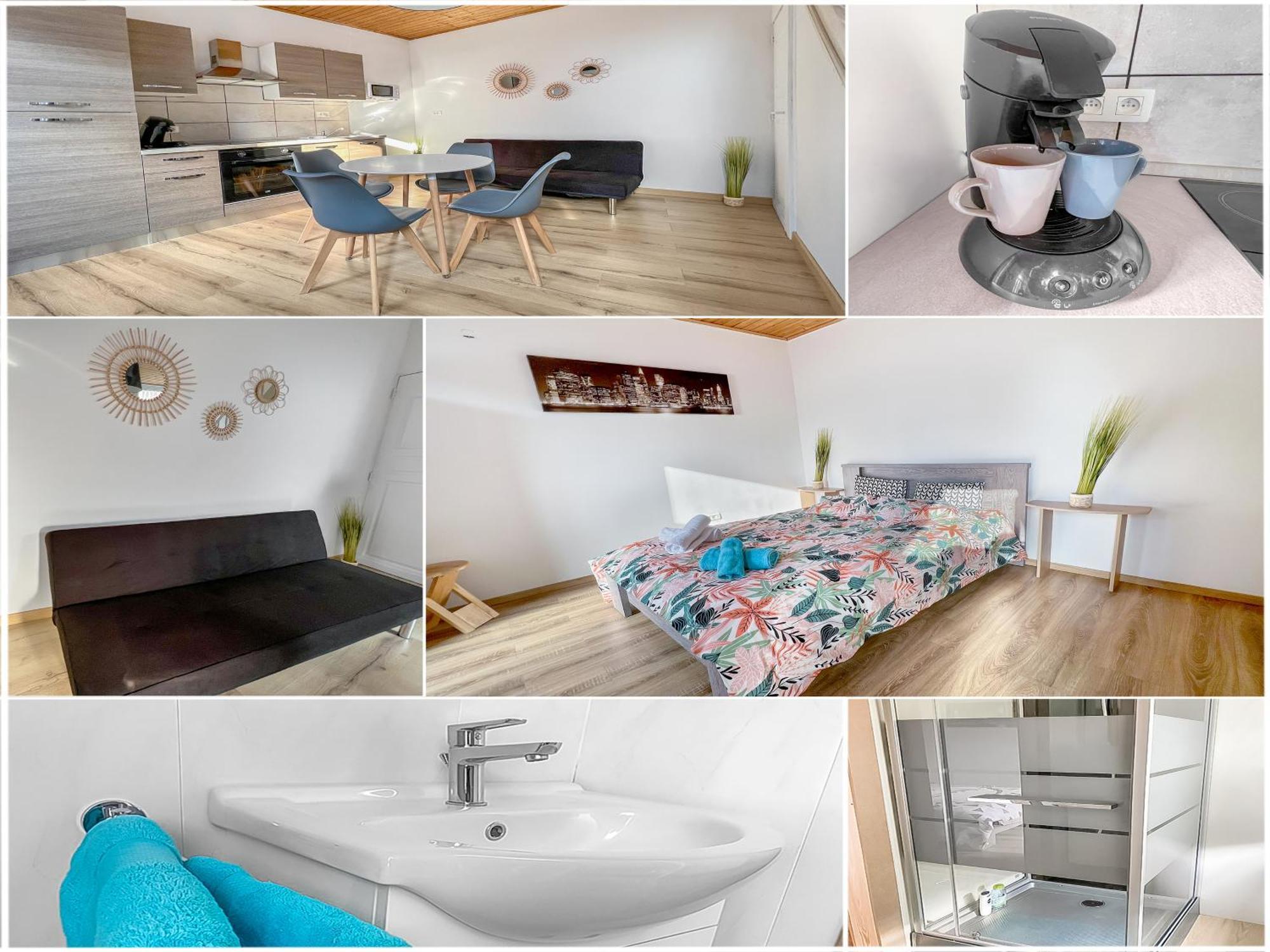 Ferienwohnung L'Eden Carolo - Netflix, Wi-Fi, 10Min Aeroport, Parking Gratuit Dampremy Exterior foto